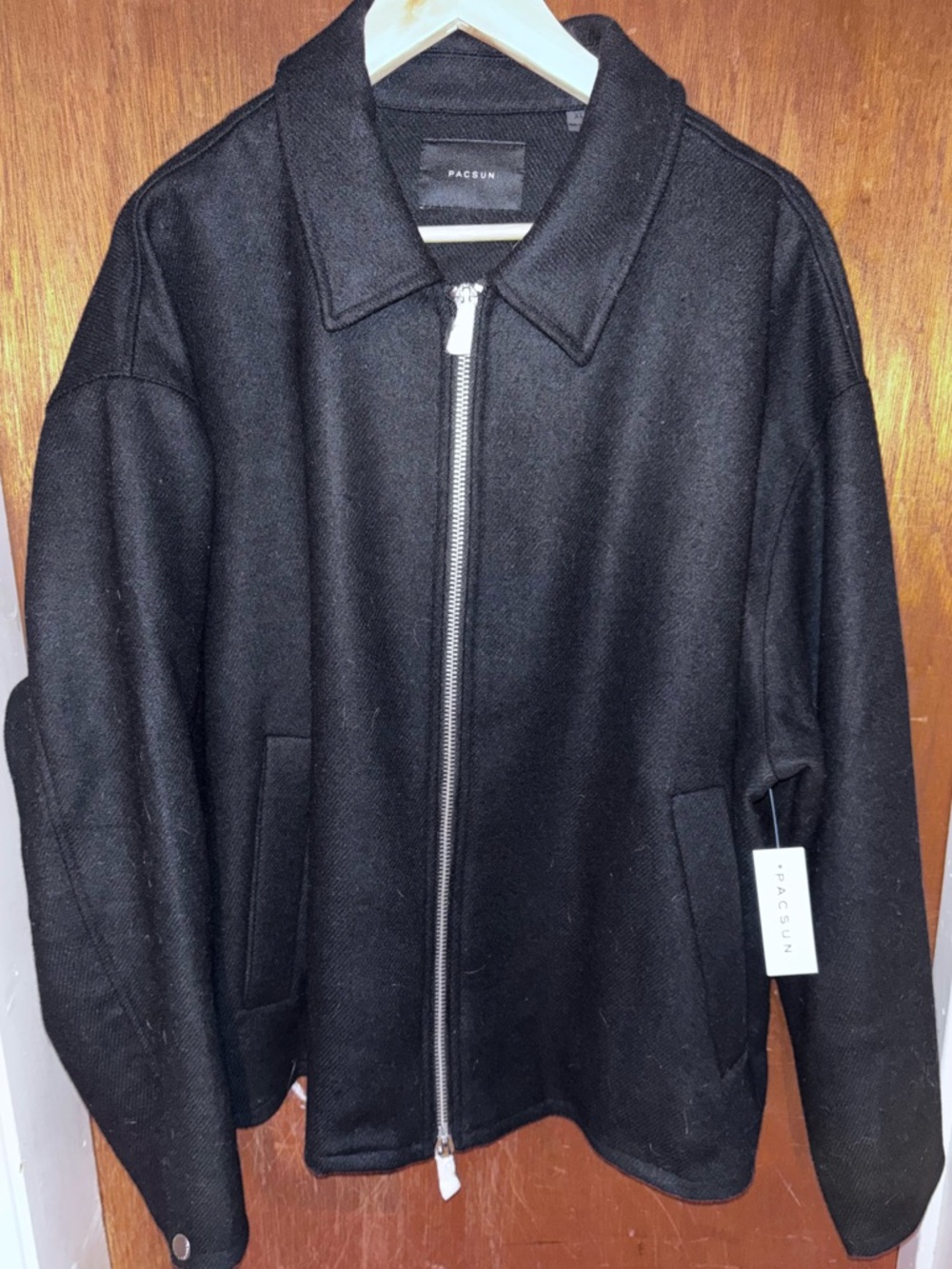 PacSun Black Zip up Collared Jacket